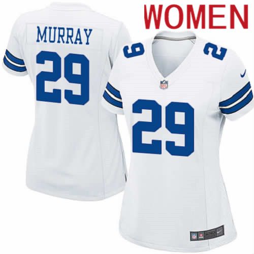 Women Dallas Cowboys 29 DeMarco Murray Nike White Team Game NFL Jersey